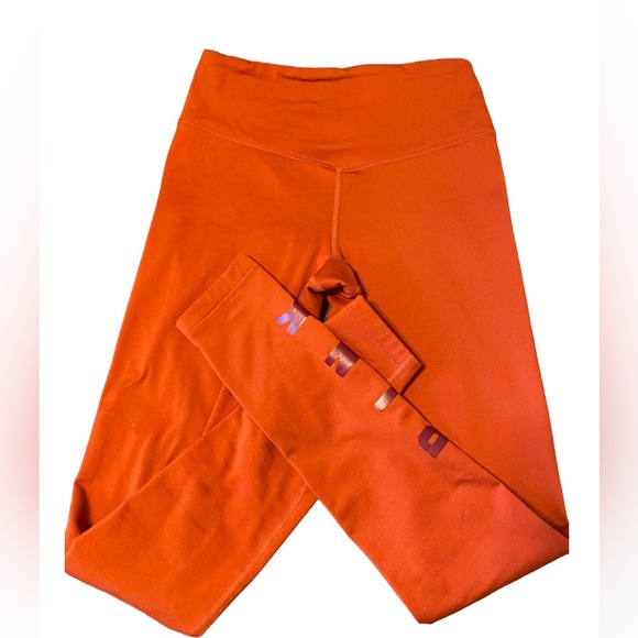 PINK Cozy Leggings. XS. Burnt orange - Picture 1 of 3